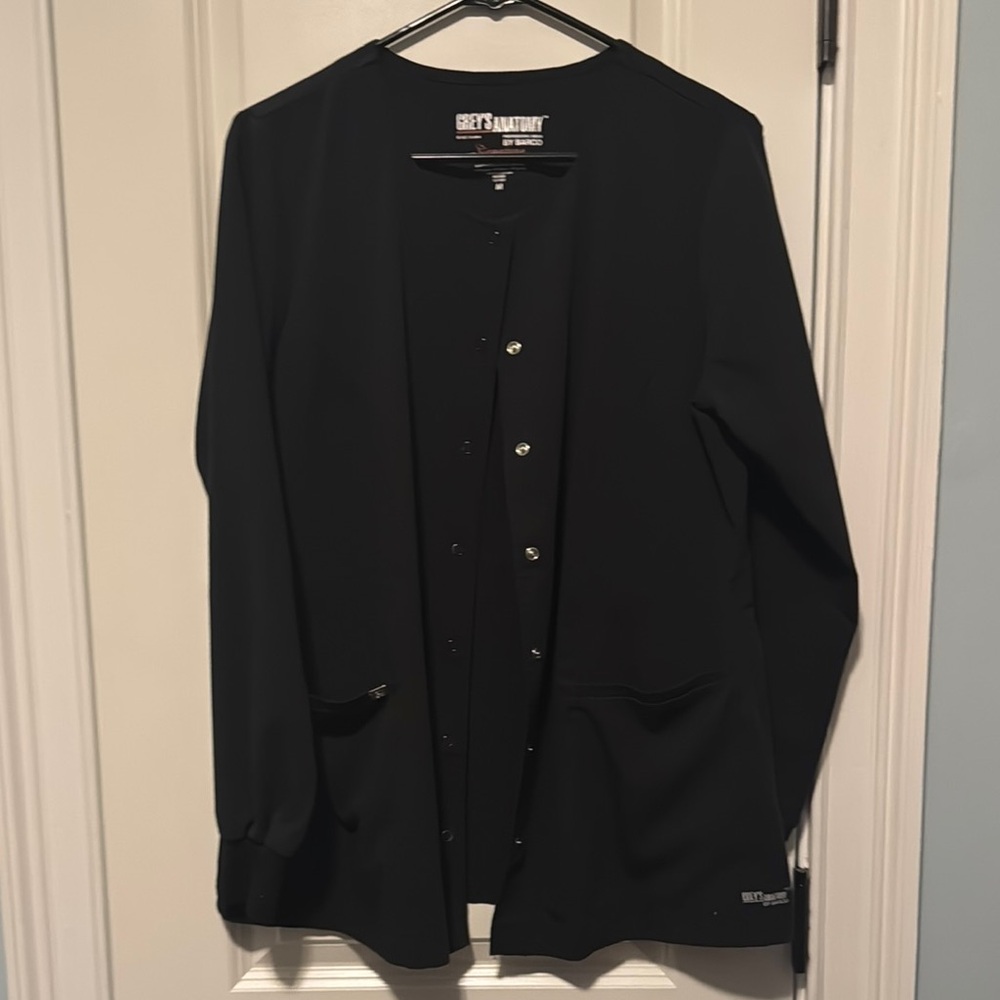 Grey's Anatomy Black Buttoned Jacket
